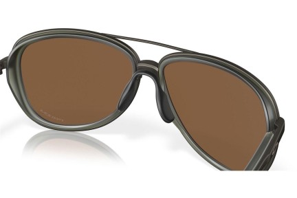 Слънчеви очила Oakley Split Time OO4129 412925 Пилотни Зелена