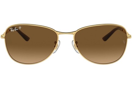 Слънчеви очила Ray-Ban RB3733 001/M2 Polarized Пилотни Златна