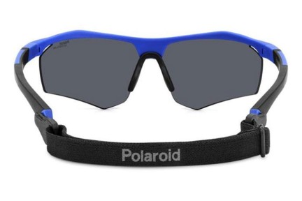 Слънчеви очила Polaroid PLD7055/S FLL/QG Polarized Правоъгълни Синя