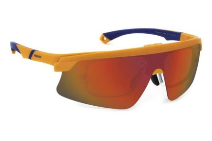 Слънчеви очила Polaroid PLD7056/CI/S 2M5/OZ Polarized Правоъгълни Оранжева