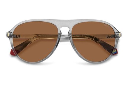 Слънчеви очила Polaroid PLD6225/S KB7/HE Polarized Пилотни Сива