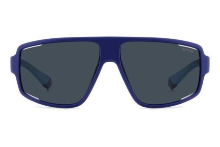 Слънчеви очила Polaroid PLD7054/S FLL/C3 Polarized Правоъгълни Синя