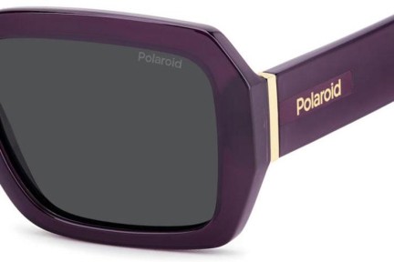 Слънчеви очила Polaroid PLD6223/S/X B3V/M9 Polarized Правоъгълни Виолетова