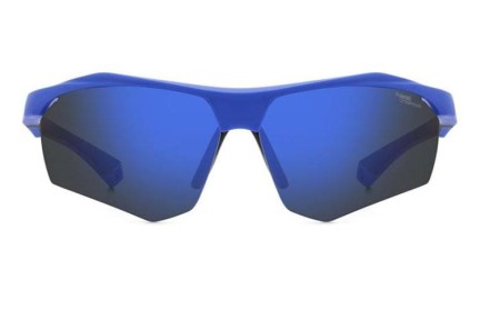 Слънчеви очила Polaroid PLD7055/S FLL/QG Polarized Правоъгълни Синя