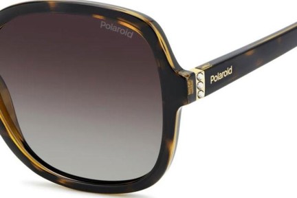 Слънчеви очила Polaroid PLD4177/S/X 086/LA Polarized Квадратни Хавана