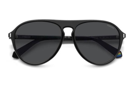 Слънчеви очила Polaroid PLD6225/S 807/M9 Polarized Пилотни Черна