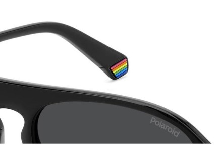 Слънчеви очила Polaroid PLD6225/S 807/M9 Polarized Пилотни Черна