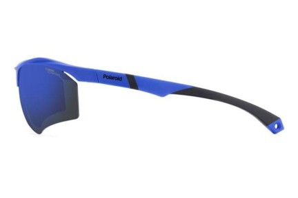 Слънчеви очила Polaroid PLD7055/S FLL/QG Polarized Правоъгълни Синя