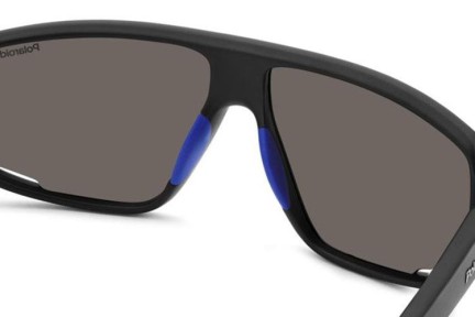 Слънчеви очила Polaroid PLD7054/S 0VK/5X Polarized Правоъгълни Черна