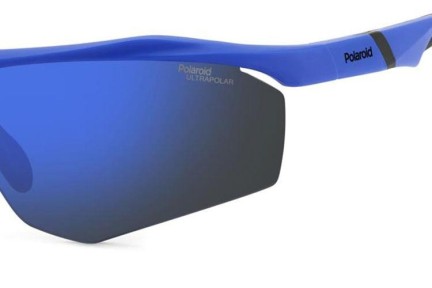 Слънчеви очила Polaroid PLD7055/S FLL/QG Polarized Правоъгълни Синя