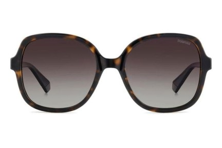 Слънчеви очила Polaroid PLD4177/S/X 086/LA Polarized Квадратни Хавана