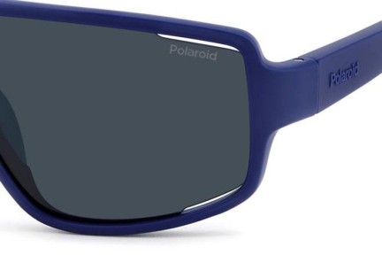 Слънчеви очила Polaroid PLD7054/S FLL/C3 Polarized Правоъгълни Синя