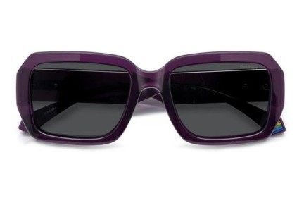 Слънчеви очила Polaroid PLD6223/S/X B3V/M9 Polarized Правоъгълни Виолетова