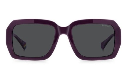 Слънчеви очила Polaroid PLD6223/S/X B3V/M9 Polarized Правоъгълни Виолетова