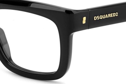 Очила Dsquared2 D20144 807 Правоъгълни Черна