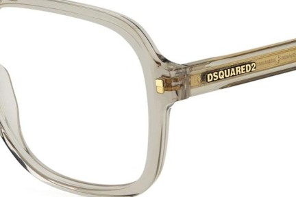 Очила Dsquared2 D20145 10A Правоъгълни Бежова