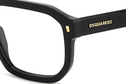 Очила Dsquared2 D20146 807 Правоъгълни Черна