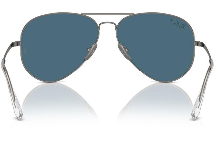 Слънчеви очила Ray-Ban RB8089 165/S2 Polarized Пилотни Сребърна