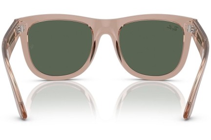 Слънчеви очила Ray-Ban RBR0502SF 6727VR Квадратни Кафява