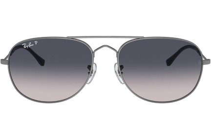 Слънчеви очила Ray-Ban RB3735 004/78 Polarized Пилотни Сива