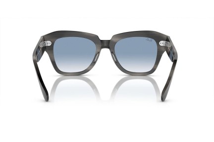 Слънчеви очила Ray-Ban State Street RB2186 14043F Квадратни Сива