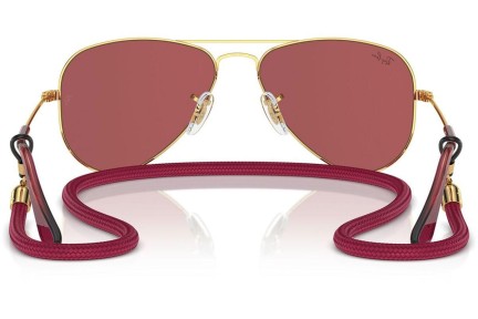 Слънчеви очила Ray-Ban Junior Aviator Junior RJ9506S 223/B5 Пилотни Златна