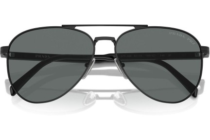 Слънчеви очила Prada PRA58S 1AB5Z1 Polarized Пилотни Черна