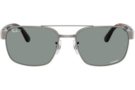 Слънчеви очила Ray-Ban RB3751CH 004/3R Polarized Квадратни Сребърна