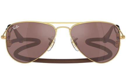 Слънчеви очила Ray-Ban Junior Aviator Junior RJ9506S 223/6G Пилотни Златна