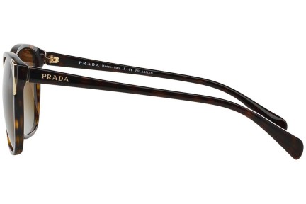 Слънчеви очила Prada PR01OS 2AU6E1 Polarized С голям размер Хавана