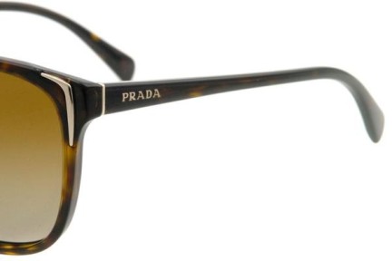 Слънчеви очила Prada PR01OS 2AU6E1 Polarized С голям размер Хавана