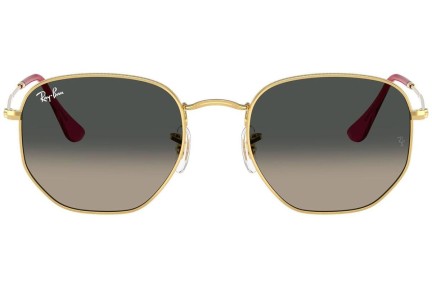 Слънчеви очила Ray-Ban Hexagonal RB3548N 001/71 Заоблени Златна