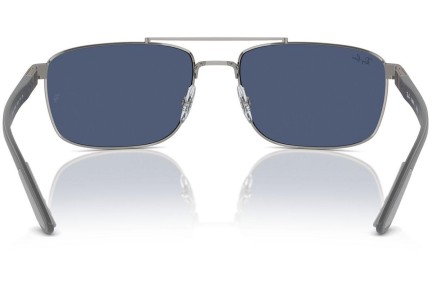 Слънчеви очила Ray-Ban RB3737 004/80 Правоъгълни Сива