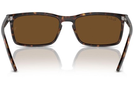 Слънчеви очила Ray-Ban RB4435 902/57 Polarized Правоъгълни Хавана