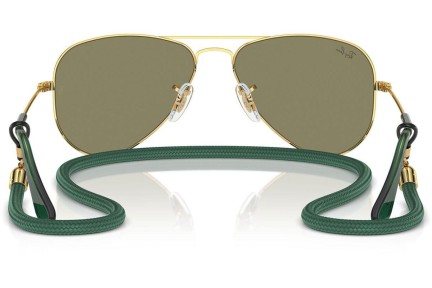 Слънчеви очила Ray-Ban Junior Aviator Junior RJ9506S 223/6R Пилотни Златна