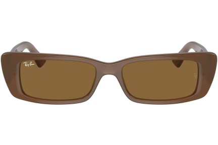 Слънчеви очила Ray-Ban RB4425 677973 Правоъгълни Кафява