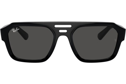 Слънчеви очила Ray-Ban Corrigan RB4397 667787 Flat Top Черна