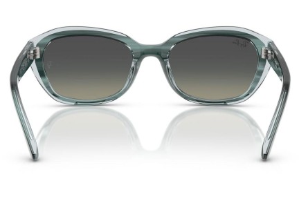 Слънчеви очила Ray-Ban Junior RJ9081S 717511 Правоъгълни Зелена