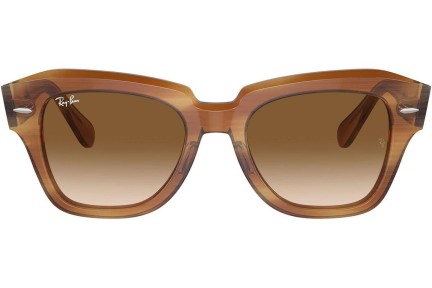 Слънчеви очила Ray-Ban State Street RB2186 140351 Квадратни Кафява