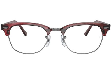 Очила Ray-Ban Clubmaster RX5154 8376 По веждите Червена