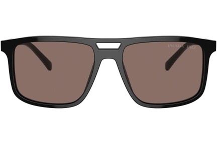 Слънчеви очила Prada PRA22SF 16K30H Polarized Правоъгълни Черна