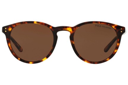 Слънчеви очила Polo Ralph Lauren PH4110 513483 Polarized Заоблени Хавана