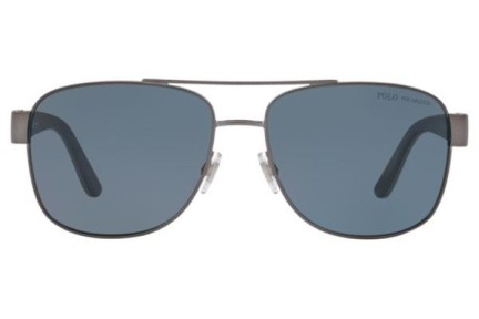 Слънчеви очила Polo Ralph Lauren PH3122 915781 Polarized Пилотни Сива