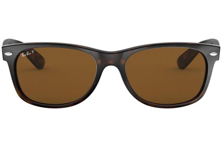 Слънчеви очила Ray-Ban New Wayfarer RB2132 902/57 Polarized Квадратни Хавана