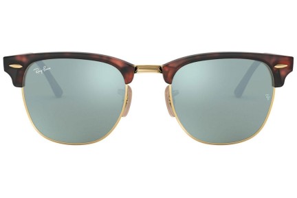 Слънчеви очила Ray-Ban Clubmaster Flash Lenses RB3016 114530 По веждите Хавана