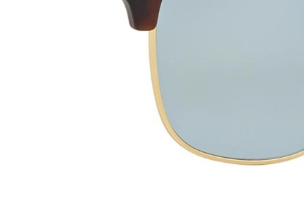 Слънчеви очила Ray-Ban Clubmaster Flash Lenses RB3016 114530 По веждите Хавана