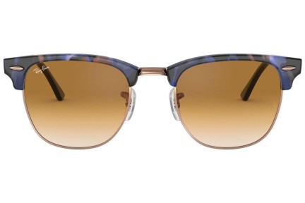 Слънчеви очила Ray-Ban Clubmaster Fleck RB3016 125651 По веждите Синя