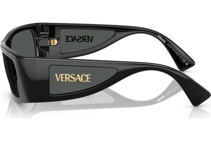 Слънчеви очила Versace VE4482 GB1/87 Правоъгълни Черна