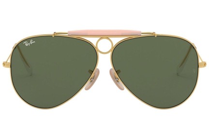 Слънчеви очила Ray-Ban Shooter Havana Collection RB3138 001 Пилотни Златна