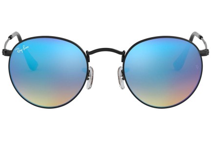 Слънчеви очила Ray-Ban Round Metal Flash Lenses Gradient RB3447 002/4O Заоблени Черна